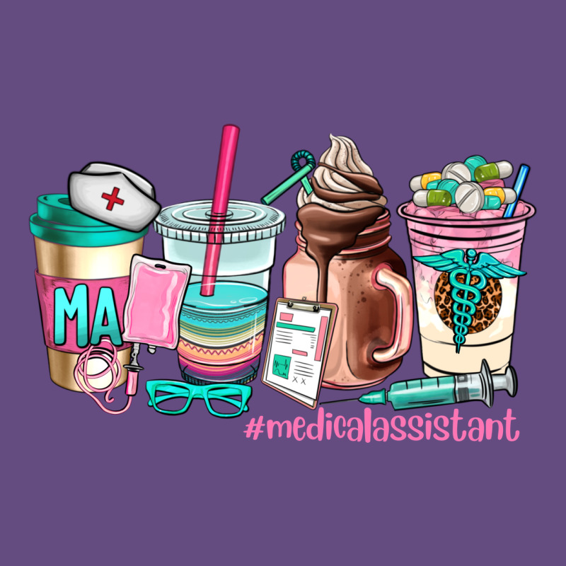 Medical Assistant Coffee Cup Vintage Hoodie by AdoDesignShop | Teevron