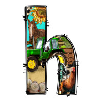 farm life alphabet lowercase letters h | Teevron