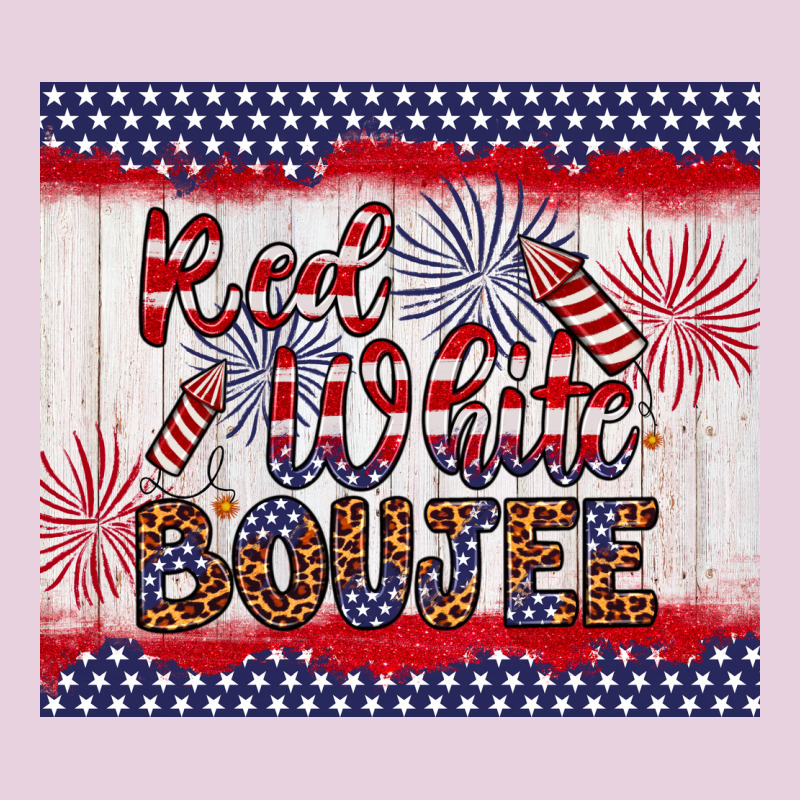 Red White Boujee Ladies Tee by Artiststas | Teevron