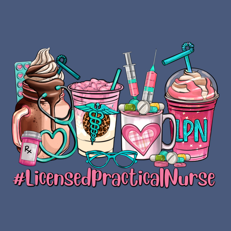 Licensed Practical Nurse  Coffee Cup Vintage Hoodie by AdoDesignShop | Teevron