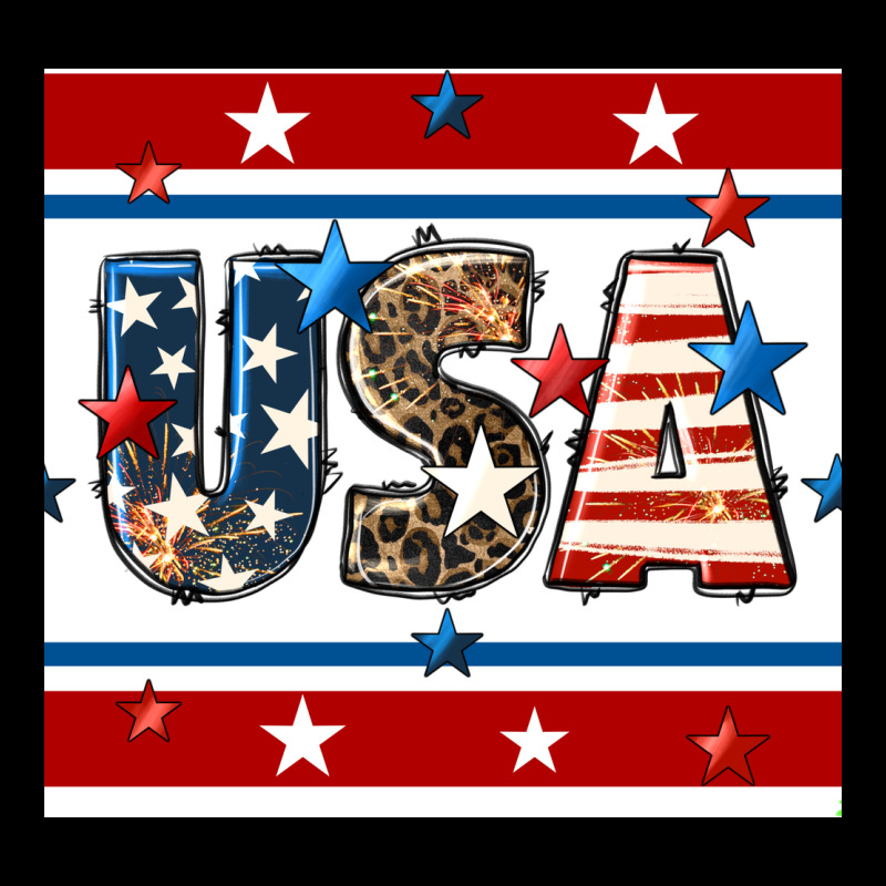 4th Of July Usa Seamless Pattern Heavy Core Tee by BundleAndBundleShop | Teevron