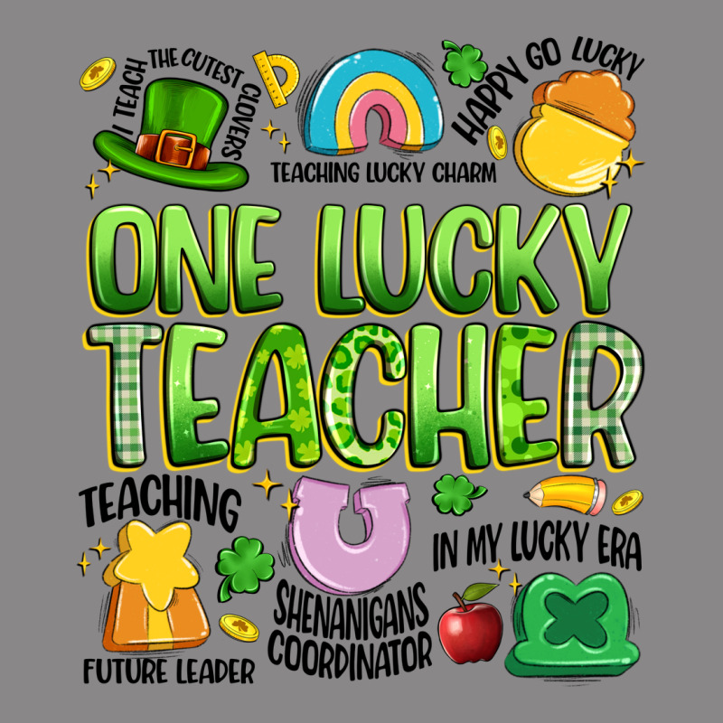 One Lucky Teacher Lucky Charm Vintage Tee by Artiststas | Teevron