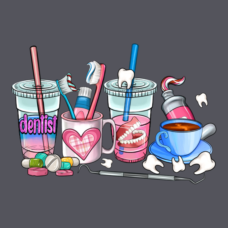 Dentist Coffee Cups Vintage Hoodie by AdoDesignShop | Teevron