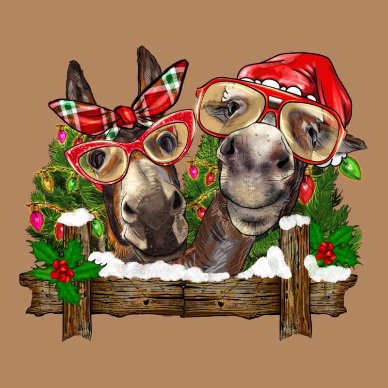 Christmas Donkeys Long Sleeve Tee by BarkalooDesign | Teevron