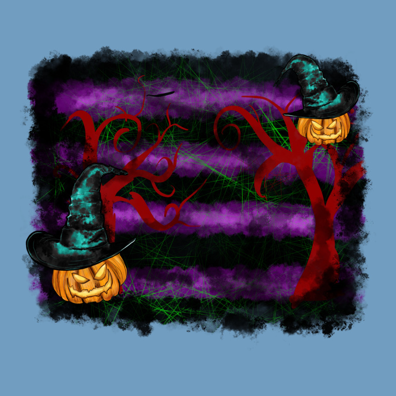 Halloween Witch Hat Backround Urban Heavy Tee by RanaPortraitStore | Teevron