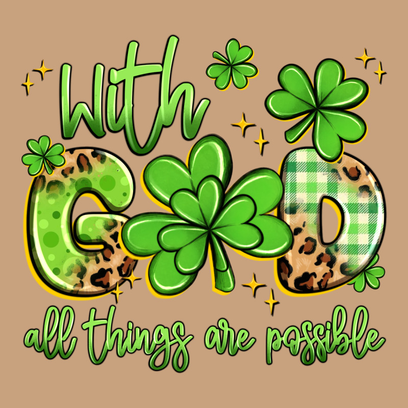 With God All Things Are Possible Vintage Tee by Artiststas | Teevron