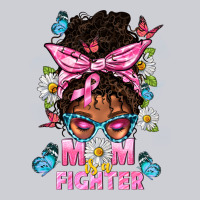 Mom Is A Fighter And Afro Messy Bun Mom Classic Tee | Teevron