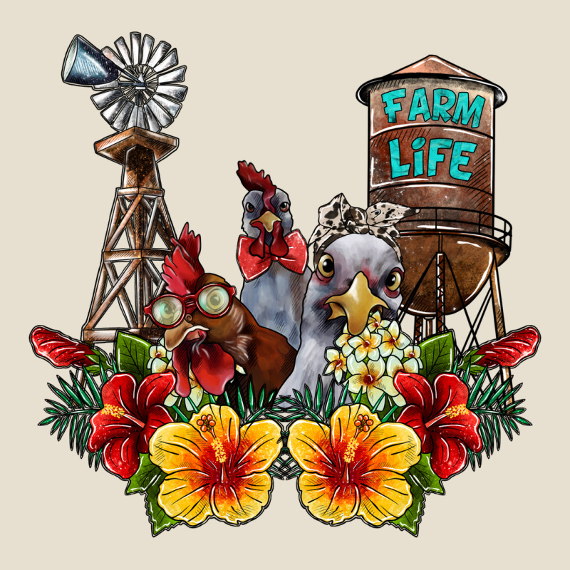 Farm Life Chicken Urban Heavy Tee by SublimationCraftShop | Teevron