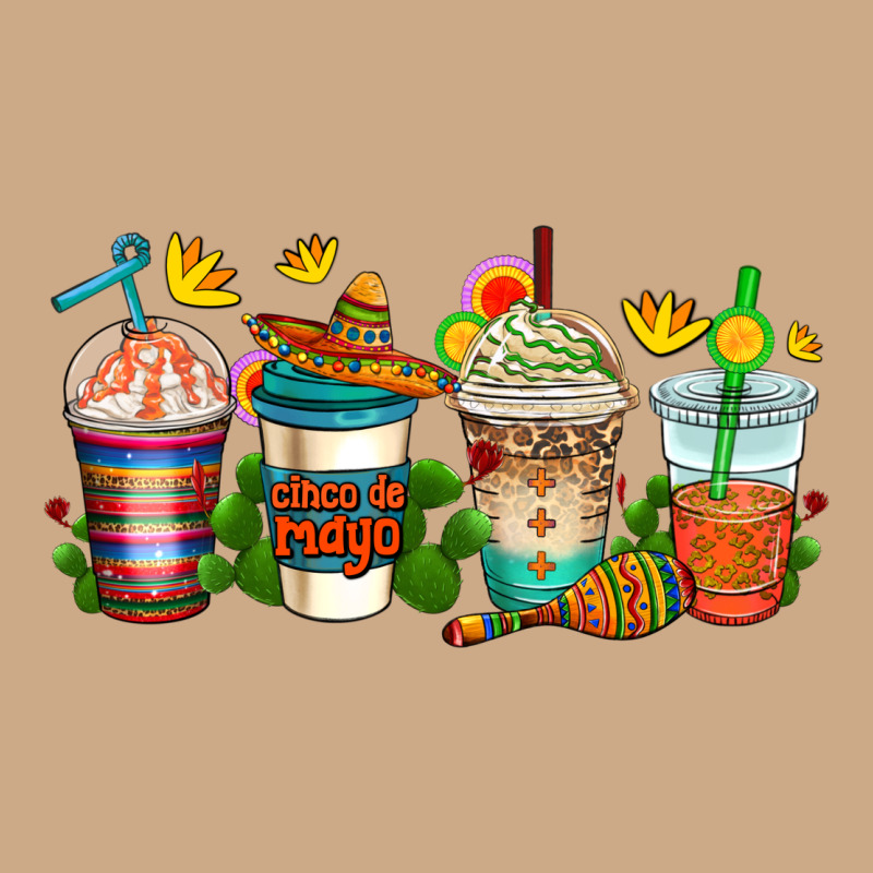 Cinco De Mayo Coffee Cups Vintage Hoodie by AdoDesignShop | Teevron