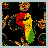 African Freedom Seamless Pattern Heavy Core Tee | Teevron