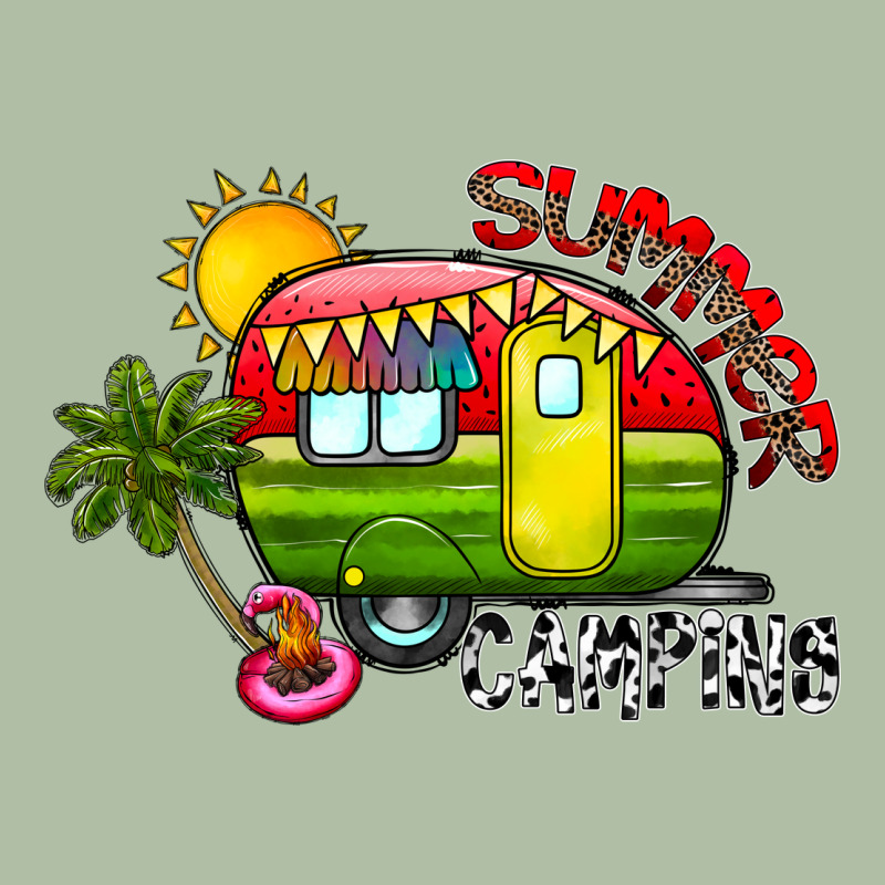 Summer Camping Urban Heavy Tee by CowhideDigitalArt | Teevron