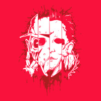 Friends Horror Face Mashup Horror Movies Halloween Classic Tee | Teevron