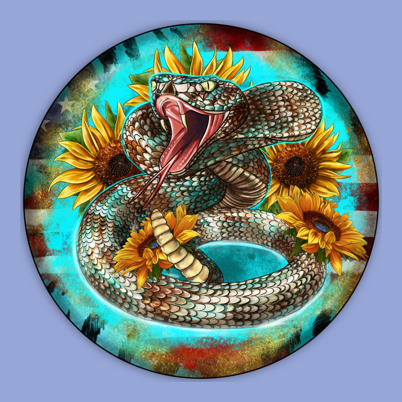Rattlesnake And Sunflower Classic Tee by BarkalooDesign | Teevron
