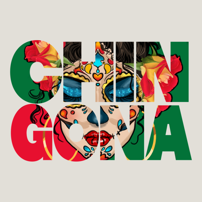 Chingona Sugar Skull Heavy Core Tee by BundleAndBundleShop | Teevron