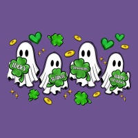 Clover Ghostie St.patrick's Day Vintage Tee | Teevron