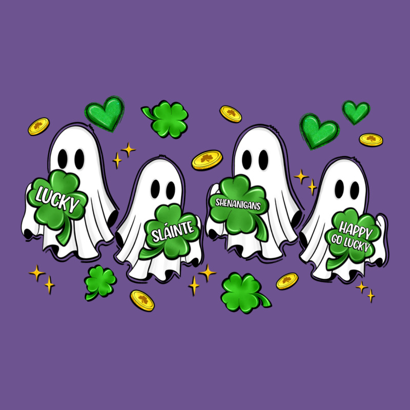 Clover Ghostie St.patrick's Day Vintage Tee by Artiststas | Teevron