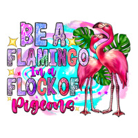 bea flamingo in a flock of pigeons | Teevron