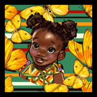 Juneteenth Afro Girl Seamless Pattern Heavy Core Tee | Teevron
