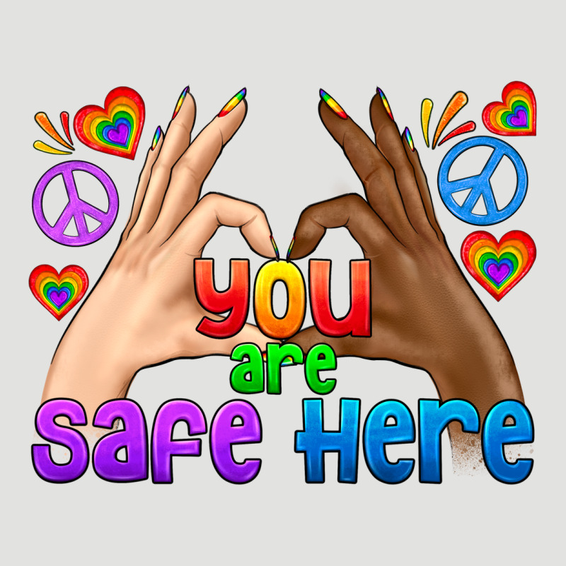 Lgbtq+ You Are Safe Here Classic Tee by BundleAndBundleShop | Teevron