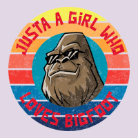 Retro Sunset Just A Girl Who Loves Bigfoot Classic Tee | Teevron