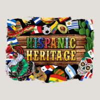 Hispanic Heritage Flags Heavy Core Tee | Teevron