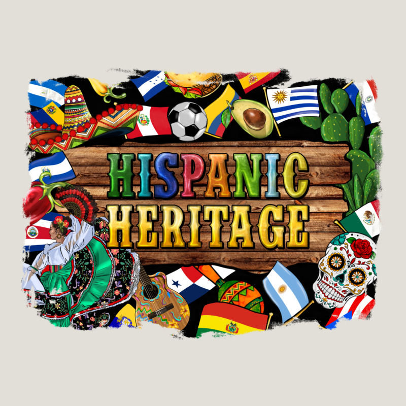 Hispanic Heritage Flags Heavy Core Tee by BundleAndBundleShop | Teevron