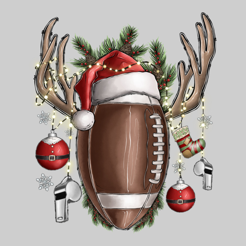 Christmas Football Premium Tee by SublimationCraftShop | Teevron