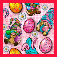 Easter Gnomies Seamless Pattern Classic Tee | Teevron