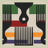 Afro Comb Seamless Pattern Heavy Core Tee | Teevron