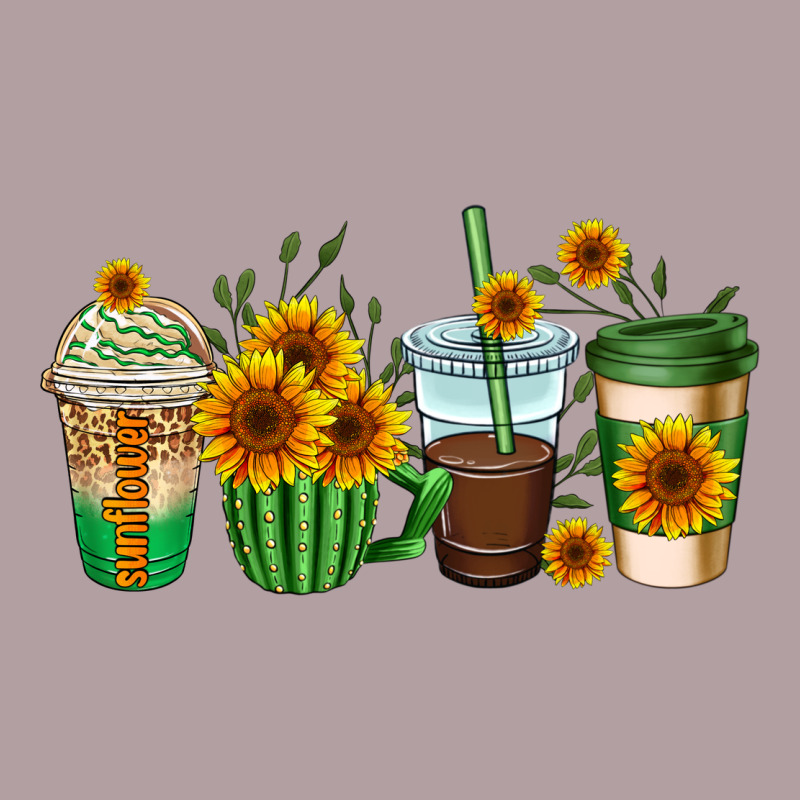 Sunflowers Coffee Cups Vintage Hoodie by AdoDesignShop | Teevron