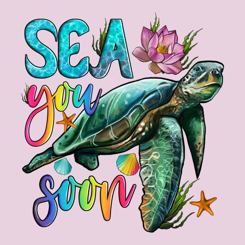 Sea You Soon With Sea Turtle Ladies Tee by Artiststas | Teevron
