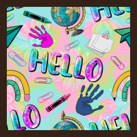 Hello Kindergarten Seamless Pattern Heavy Core Tee | Teevron