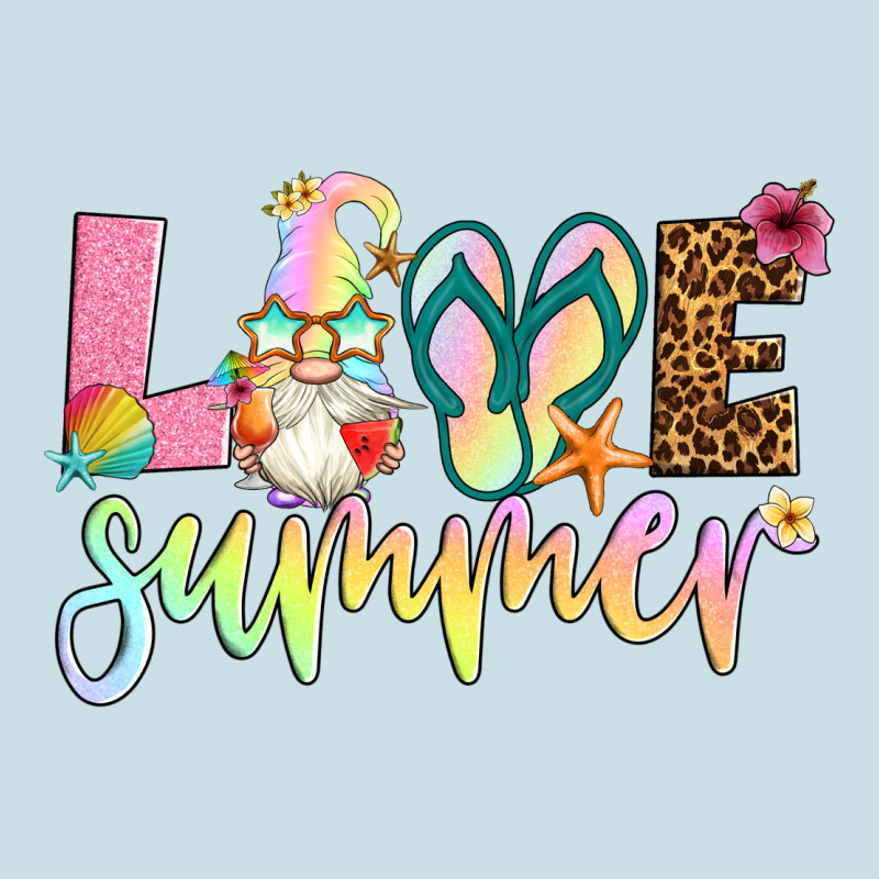 Love Summer With Gnome Ladies Tee by Artiststas | Teevron