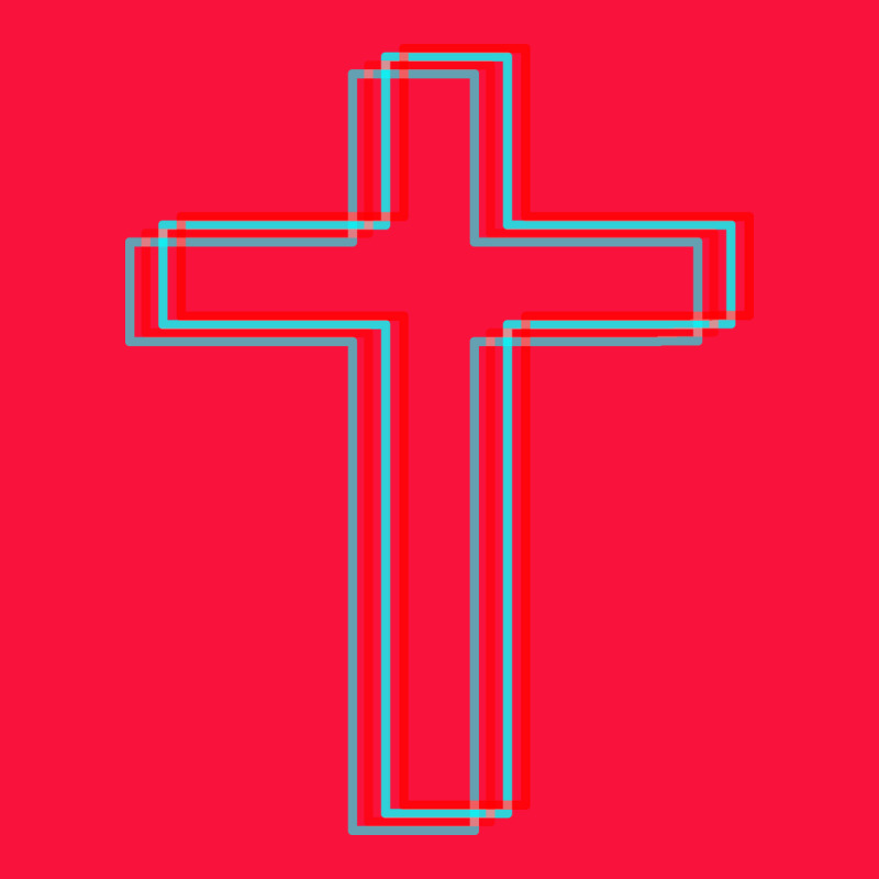 A Neon Christian Cross Classic Tee by artisFamous | Teevron