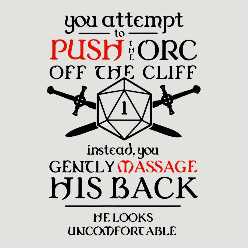 Tabletop Rpg D20 Orc Massage Critical Failure Classic Tee by artisFamous | Teevron