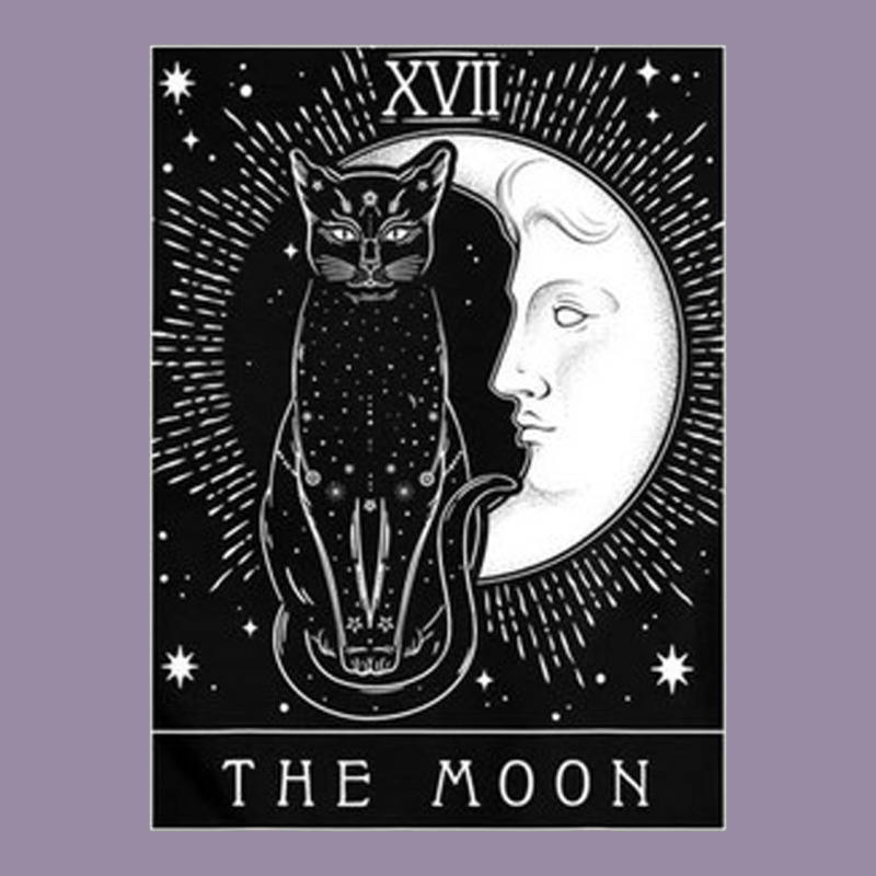 Tarot Card Crescent Moon And Cat Graphic Classic Tee by artisFamous | Teevron