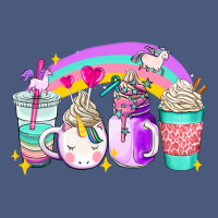 Unicorn Coffee Cups Vintage Hoodie | Teevron