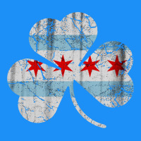 Irish Chicago Flag Shamrock Classic Tee | Teevron