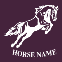 Personalised Horse Printed Equestrian Riding Cob Jumping Rider Horse Classic Tee | Teevron