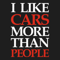 I Like Cars More Than People Classic Tee | Teevron