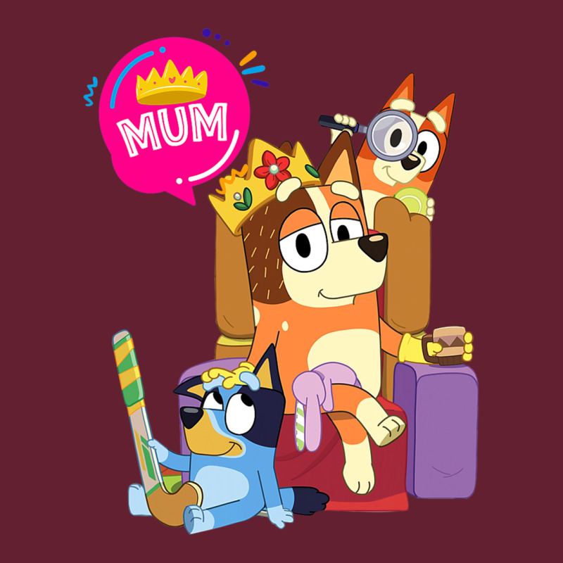 Bluey Mom Dad Funny Queen For Family Lover T Shirt Classic Tee by artisFamous | Teevron
