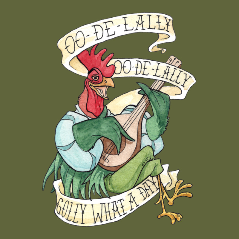 Alan A Dale Rooster  Oo De Lally Golly What A Day Tattoo Watercolor Pa Classic Tee by artisFamous | Teevron