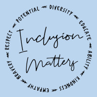 Inclusion Matters With Empathy Bravery Respect Classic Tee | Teevron