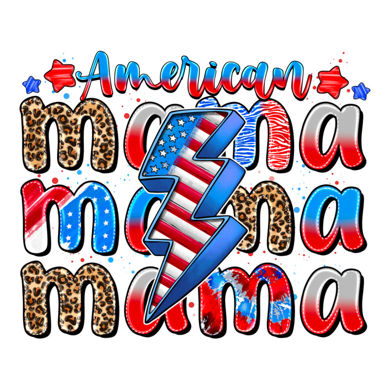 American Mama Premium Tee by CowhideDigitalArt | Teevron