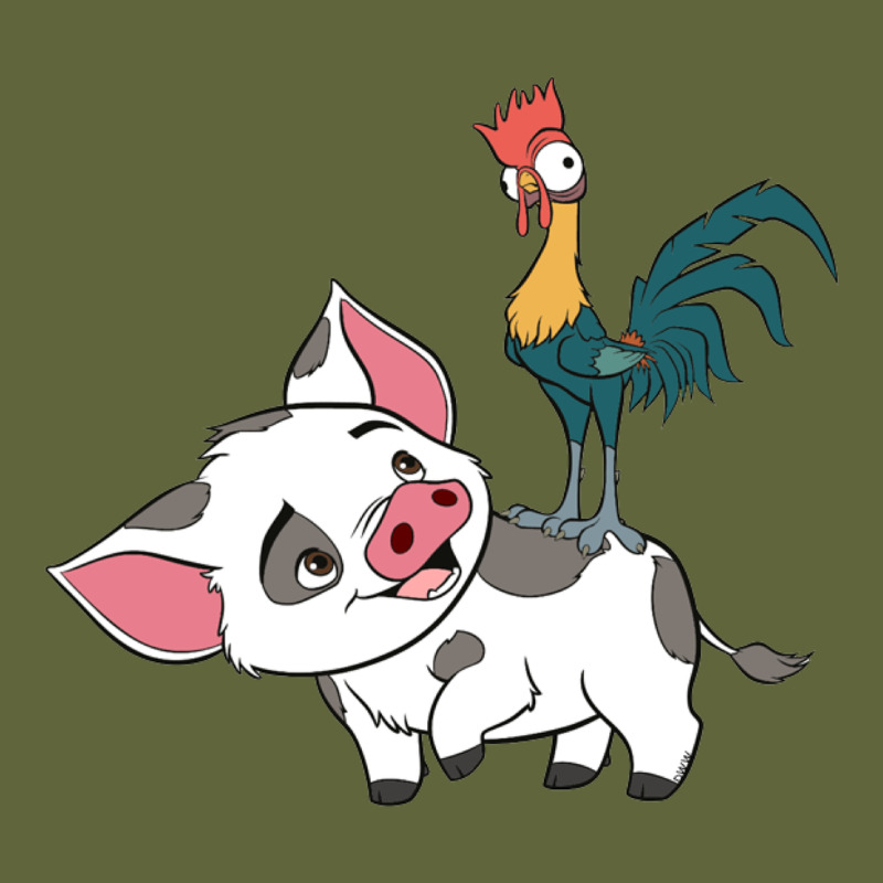 Hei Hei Rooster And Pig Funny Cartoon Classic Tee by artisFamous | Teevron