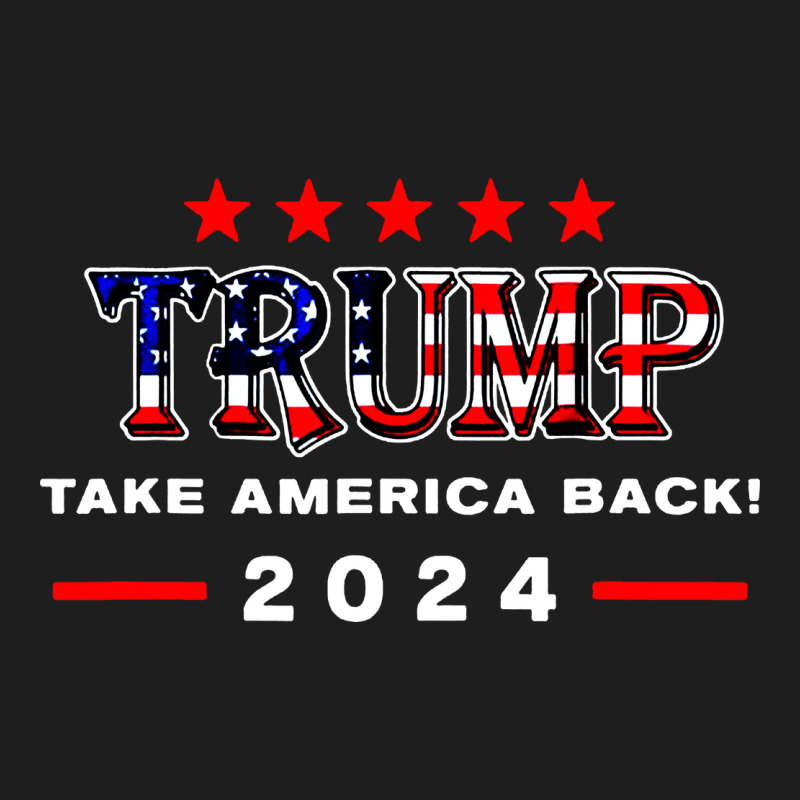 Donald Trump 2024 Take America Back Election Classic Tee by artisFamous | Teevron