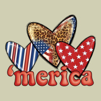 Merica 4th Of July Hearts Heavy Core Tee | Teevron