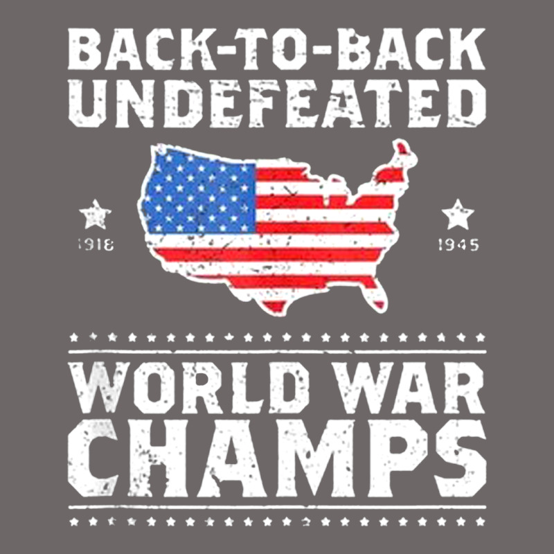 Back To Back Undefeated World War Champs Classic Tee by artisFamous | Teevron