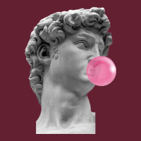 Vaporwave Statue Head With Bubblegum Classic Tee | Teevron