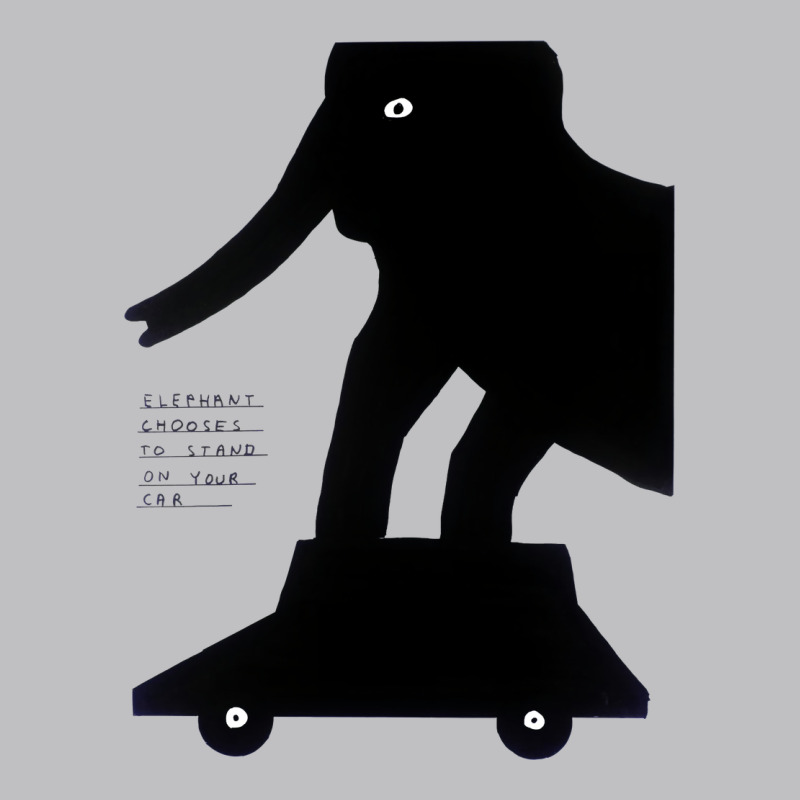 Elephant Black To Stand On Your Car Classic Tee by artisFamous | Teevron